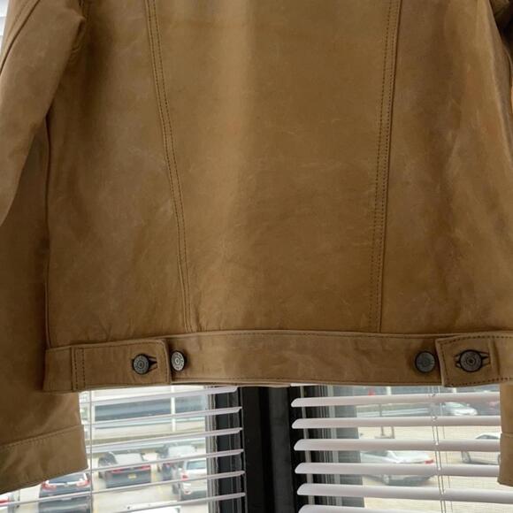 Women's Brown and Khaki Jacket - Picture 4 of 5